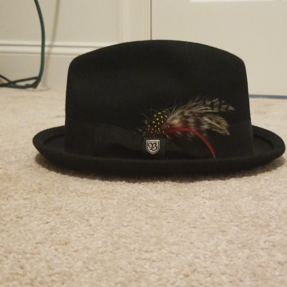Brixton Fedora Black Size Medium